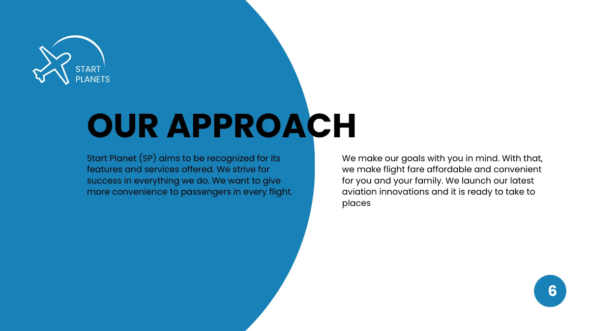 Free Airlines/Aviation Services Presentation Template to Edit Online