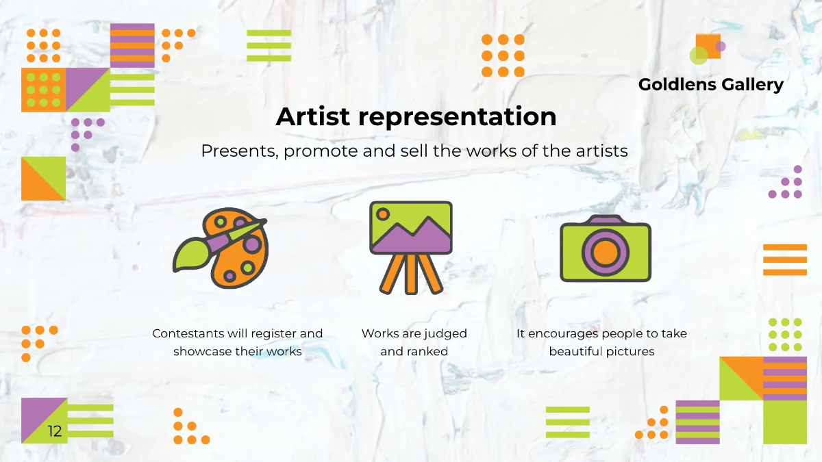 Free Photo Art Gallery Presentation Template to Edit Online