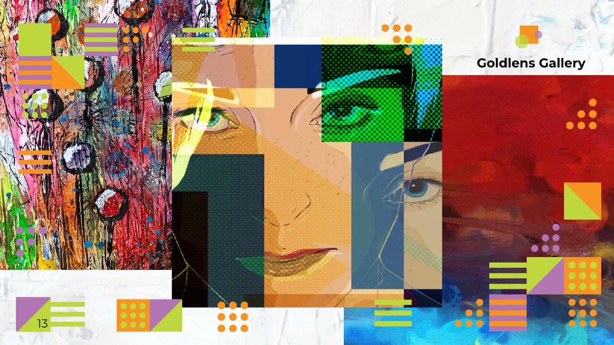 Free Photo Art Gallery Presentation Template to Edit Online