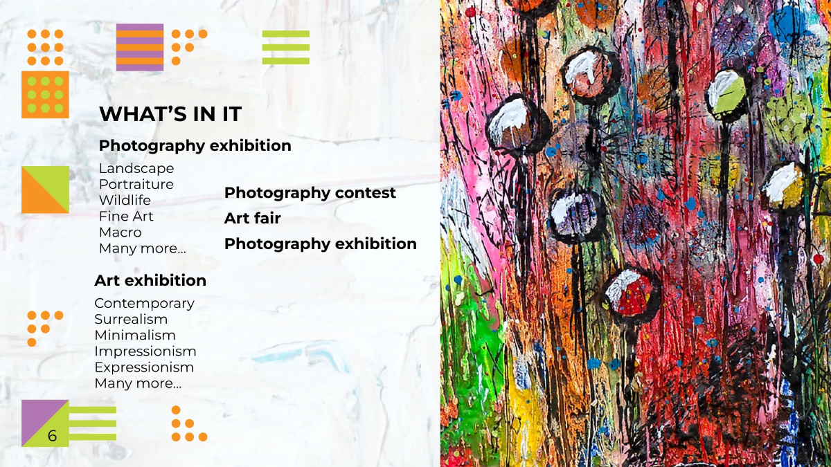 Free Photo Art Gallery Presentation Template to Edit Online