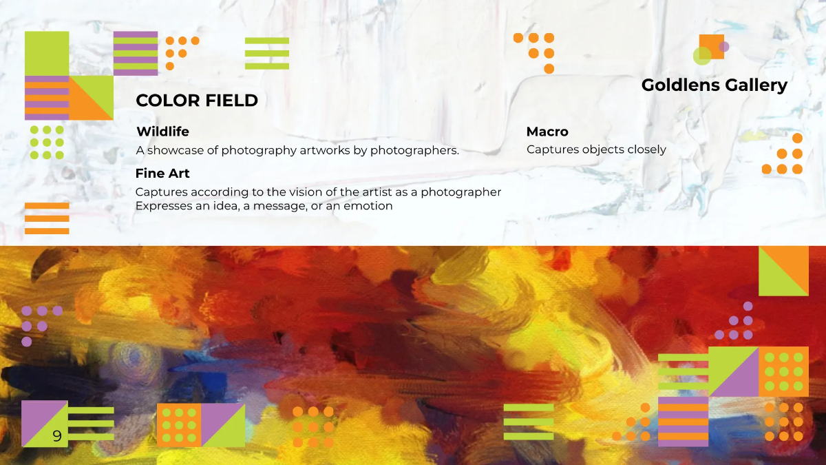 Free Photo Art Gallery Presentation Template to Edit Online