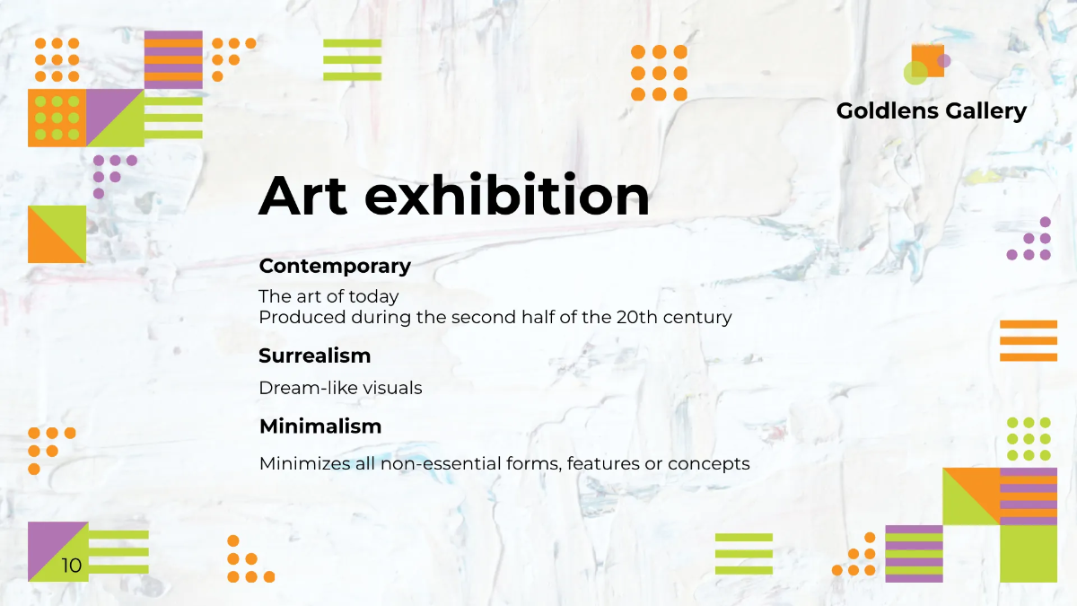 Free Photo Art Gallery Presentation Template to Edit Online