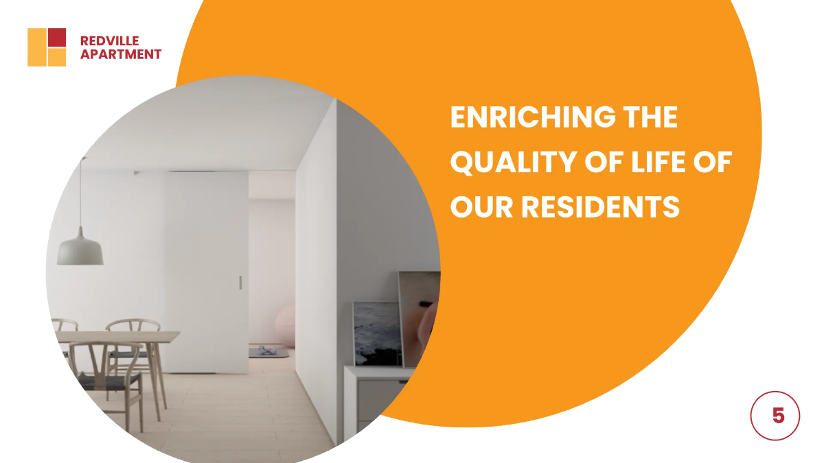 Free Apartment Rental Presentation Template to Edit Online