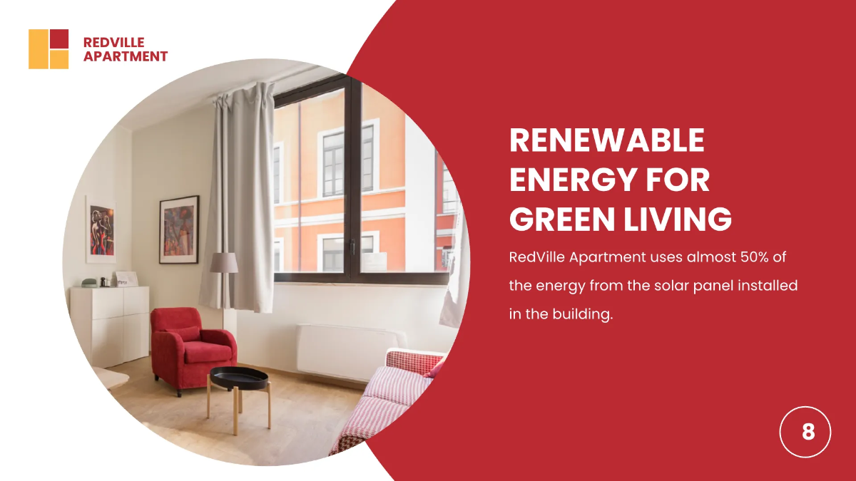 Free Apartment Rental Presentation Template to Edit Online