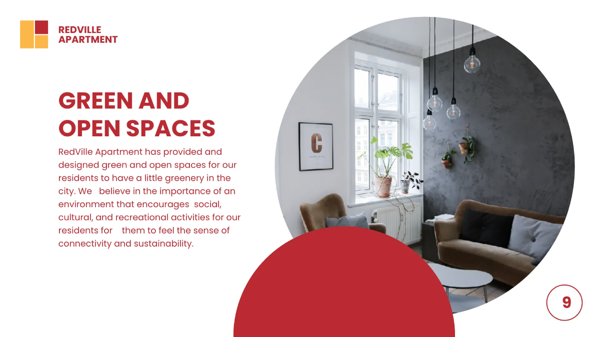 Free Apartment Rental Presentation Template to Edit Online