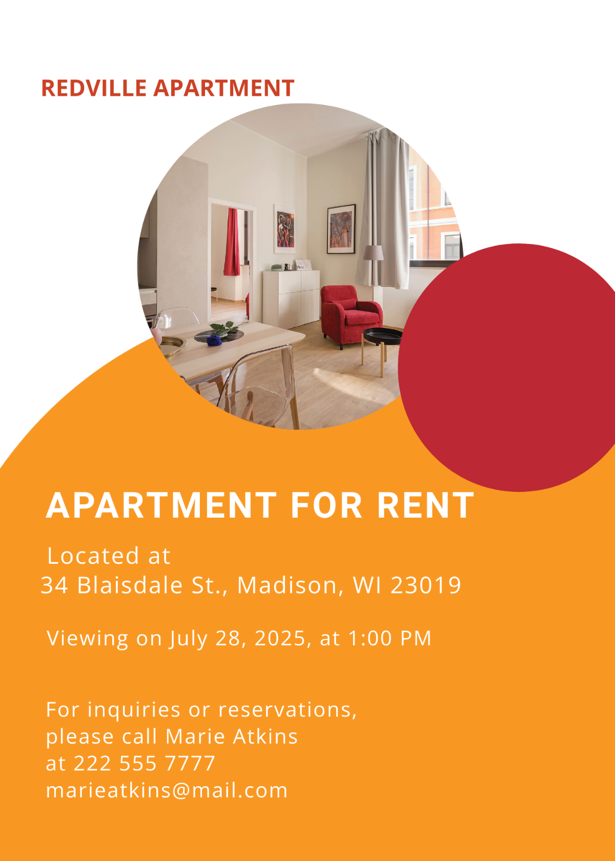Apartment Rental Invitation