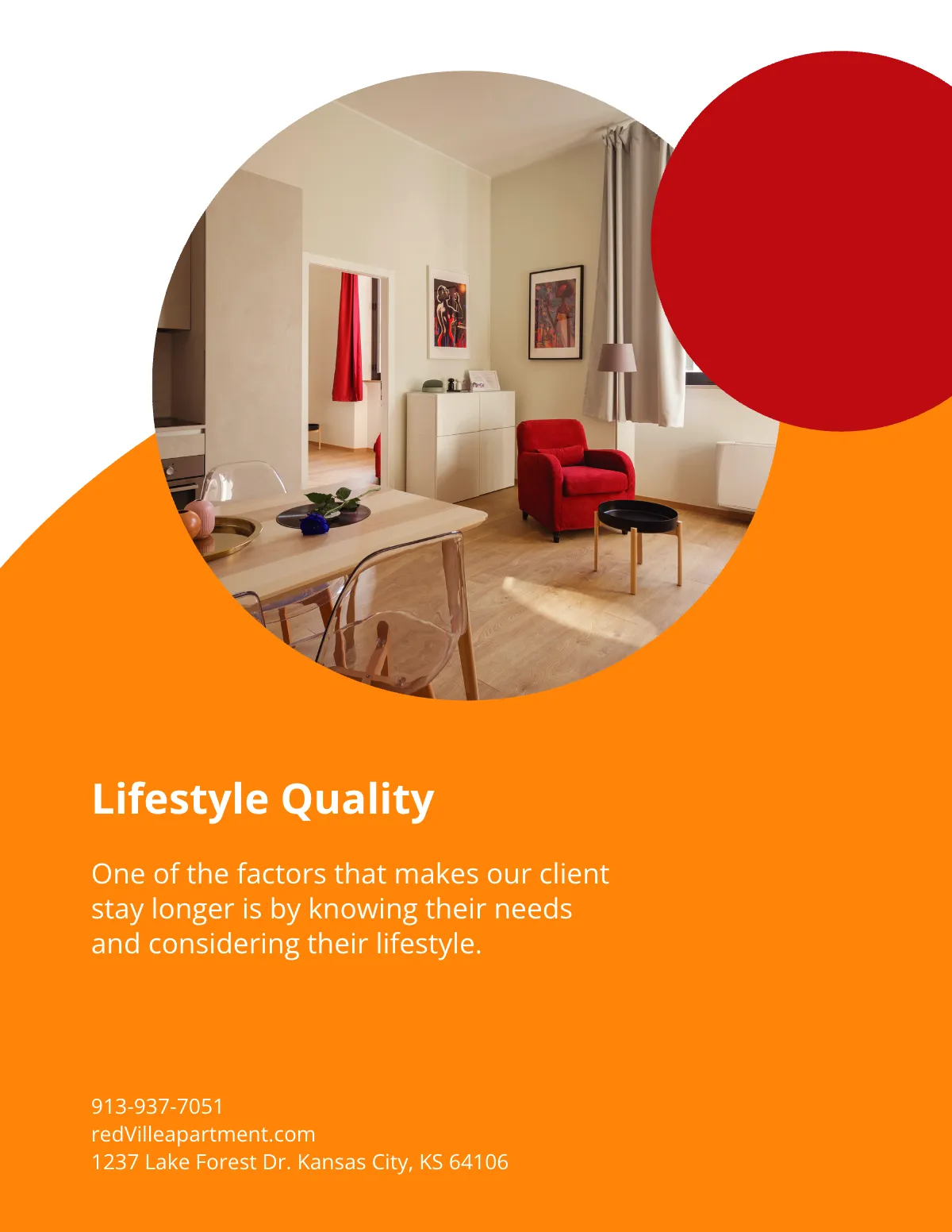 Free Apartment Rental Pamphlet Template to Edit Online