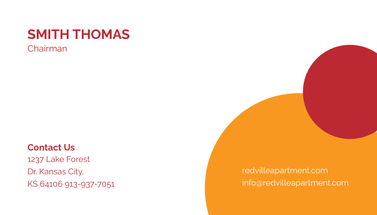 Free Apartment Rental Business Card Template