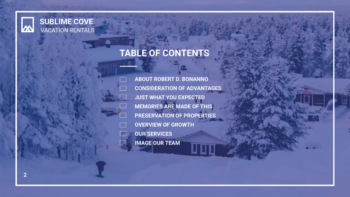 Free Vacation Rental Presentation Template to Edit Online