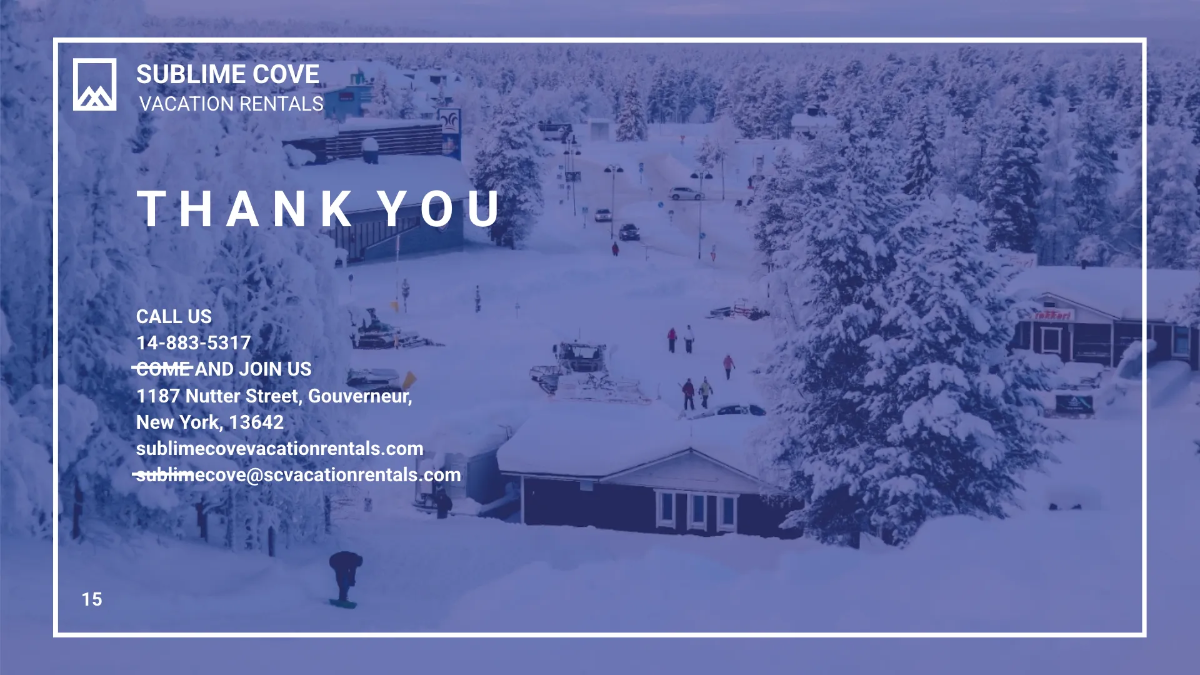 Free Vacation Rental Presentation Template to Edit Online