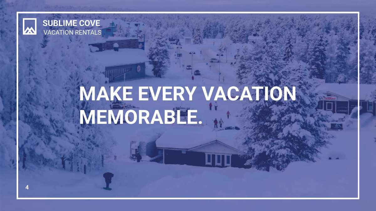 Free Vacation Rental Presentation Template to Edit Online