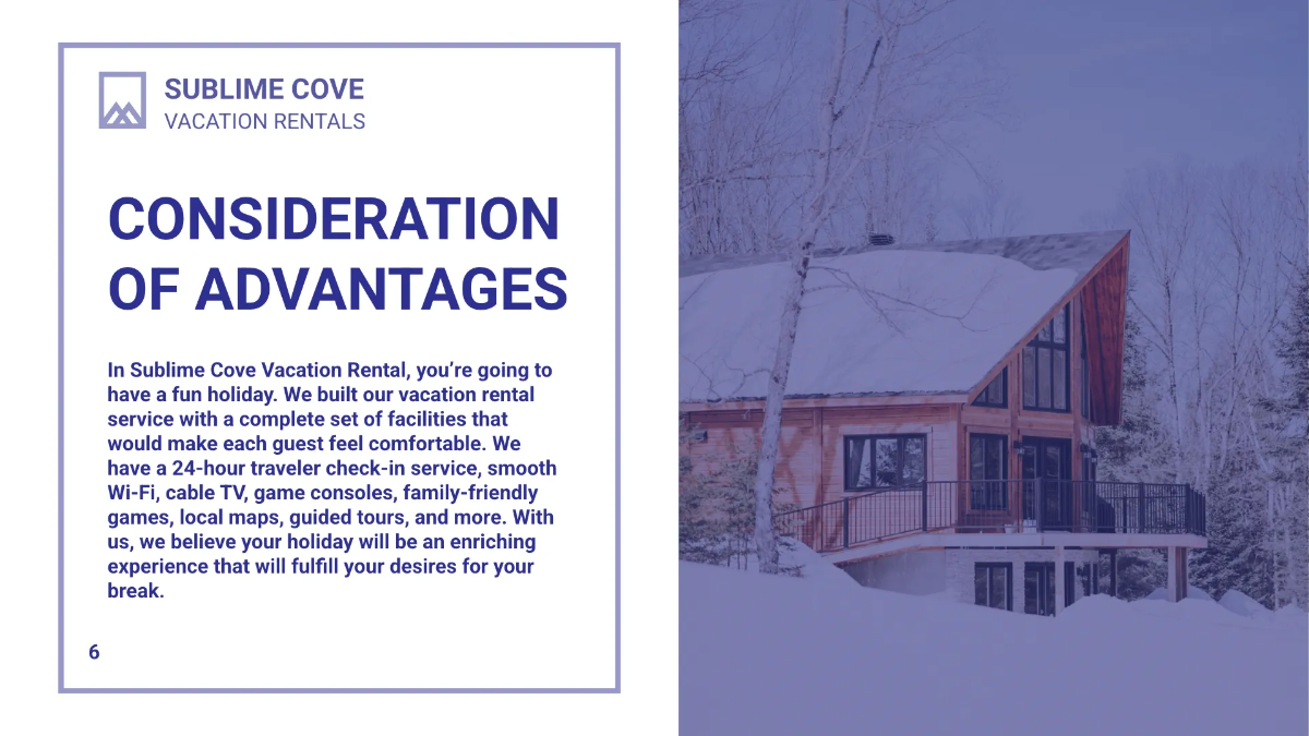 Free Vacation Rental Presentation Template to Edit Online