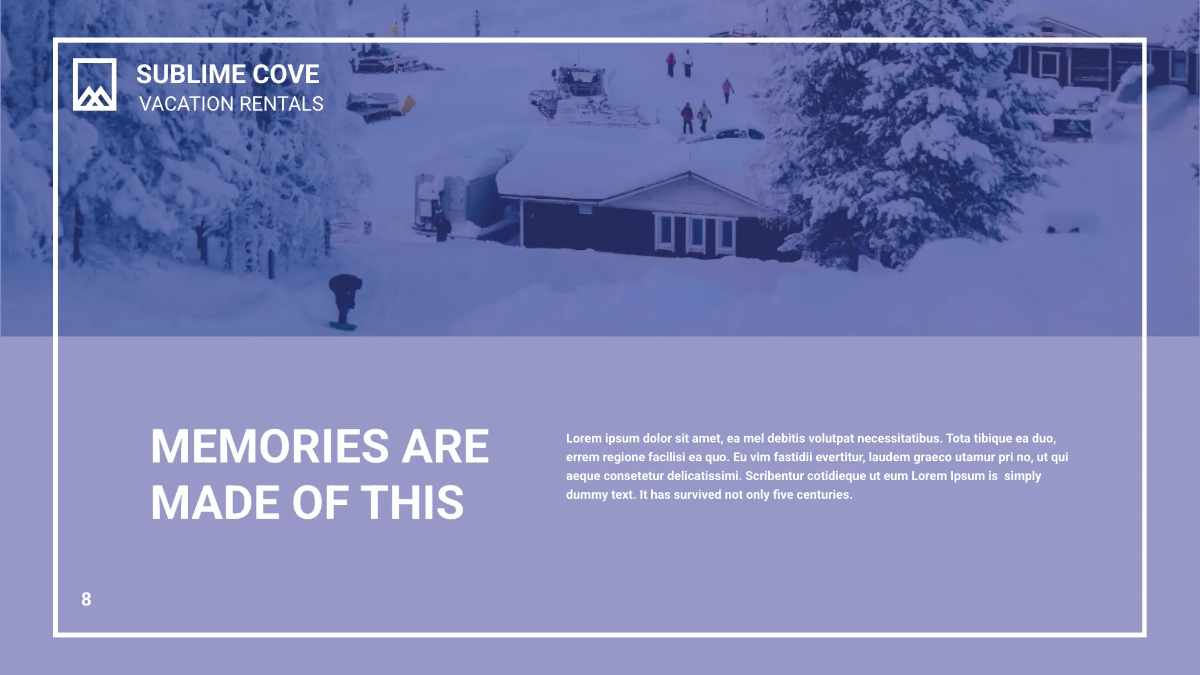 Free Vacation Rental Presentation Template to Edit Online