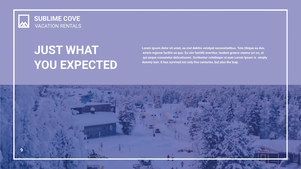 Free Vacation Rental Presentation Template to Edit Online