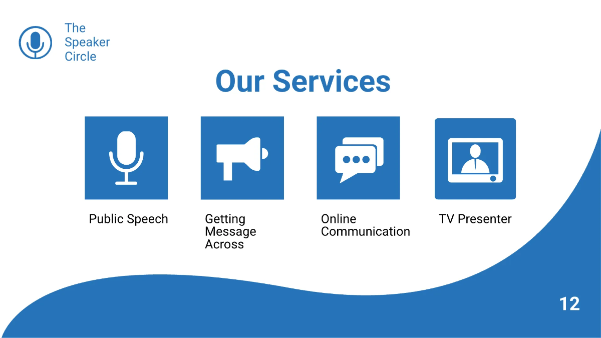 Free Speaker Presentation Template to Edit Online