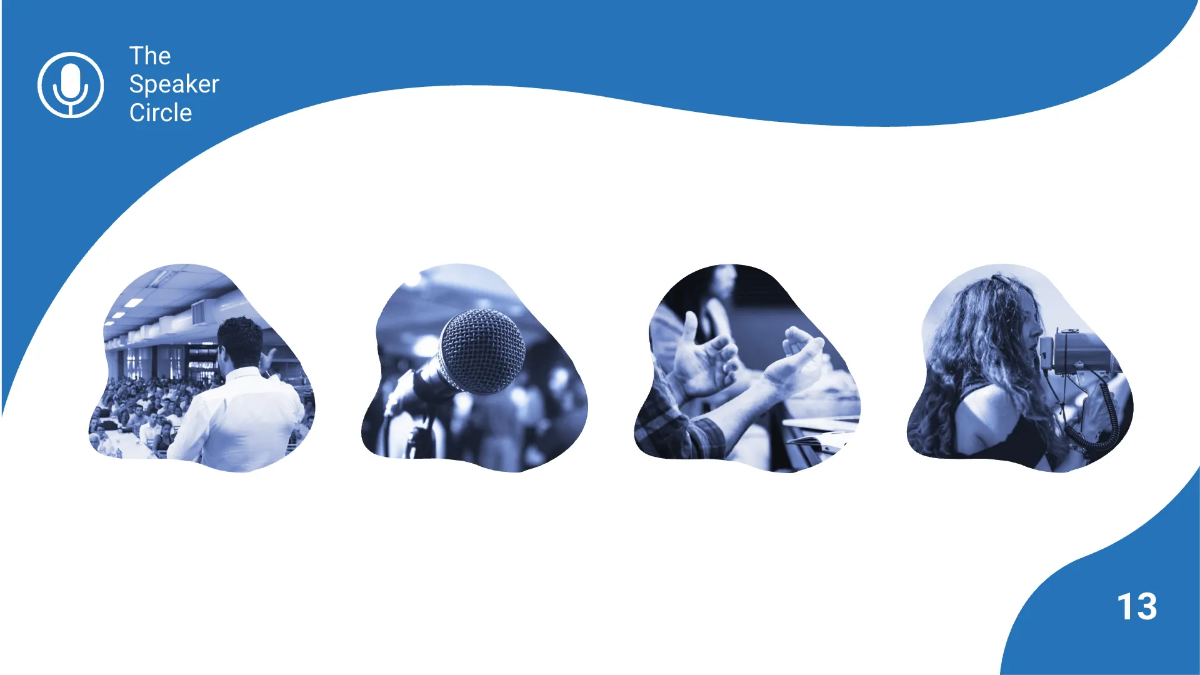 Free Speaker Presentation Template to Edit Online