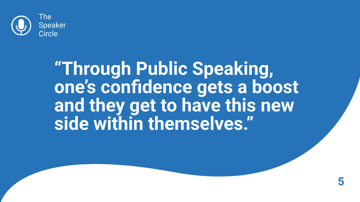 Free Speaker Presentation Template to Edit Online