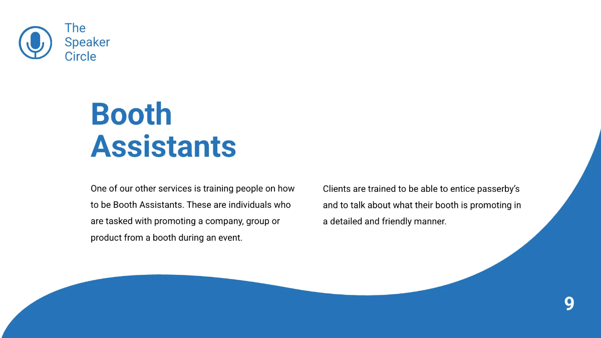 Free Speaker Presentation Template to Edit Online