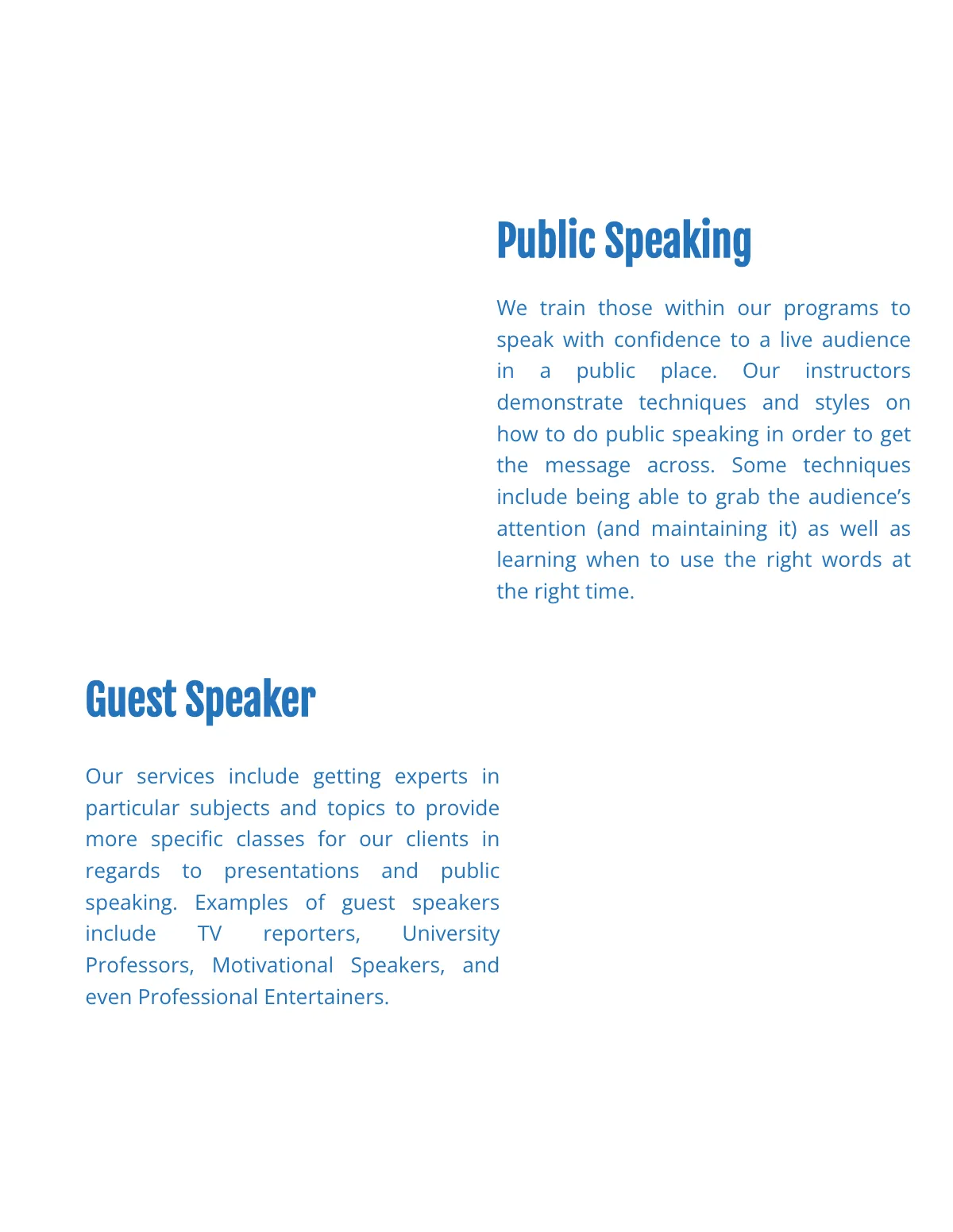 Free Creative Speaker Leaflet Template to Edit Online