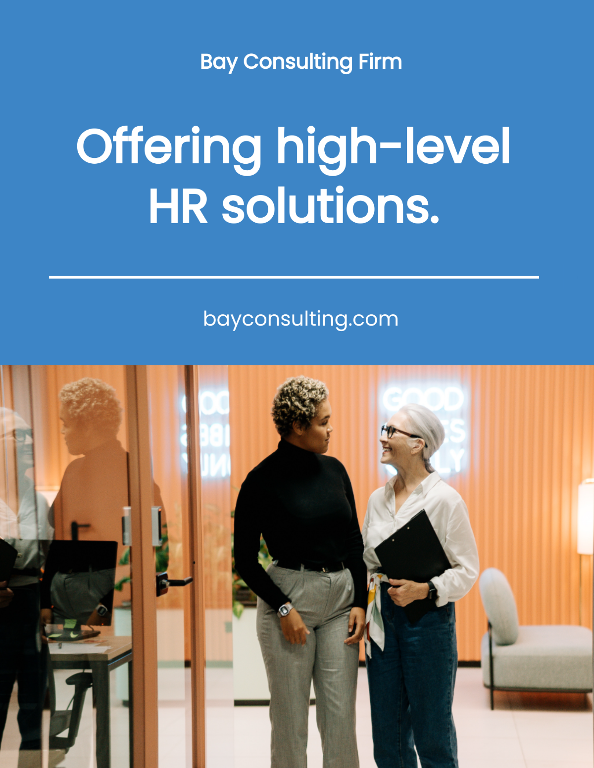 HR Consulting Flyer Template