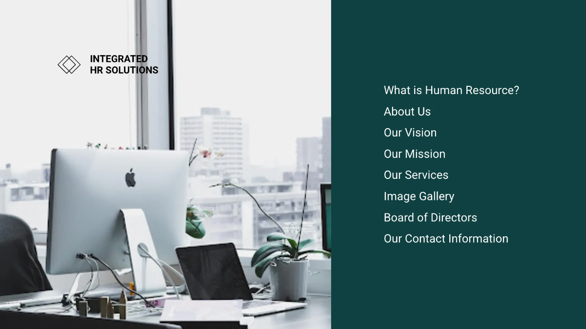 Free Sample HR Presentation Template to Edit Online