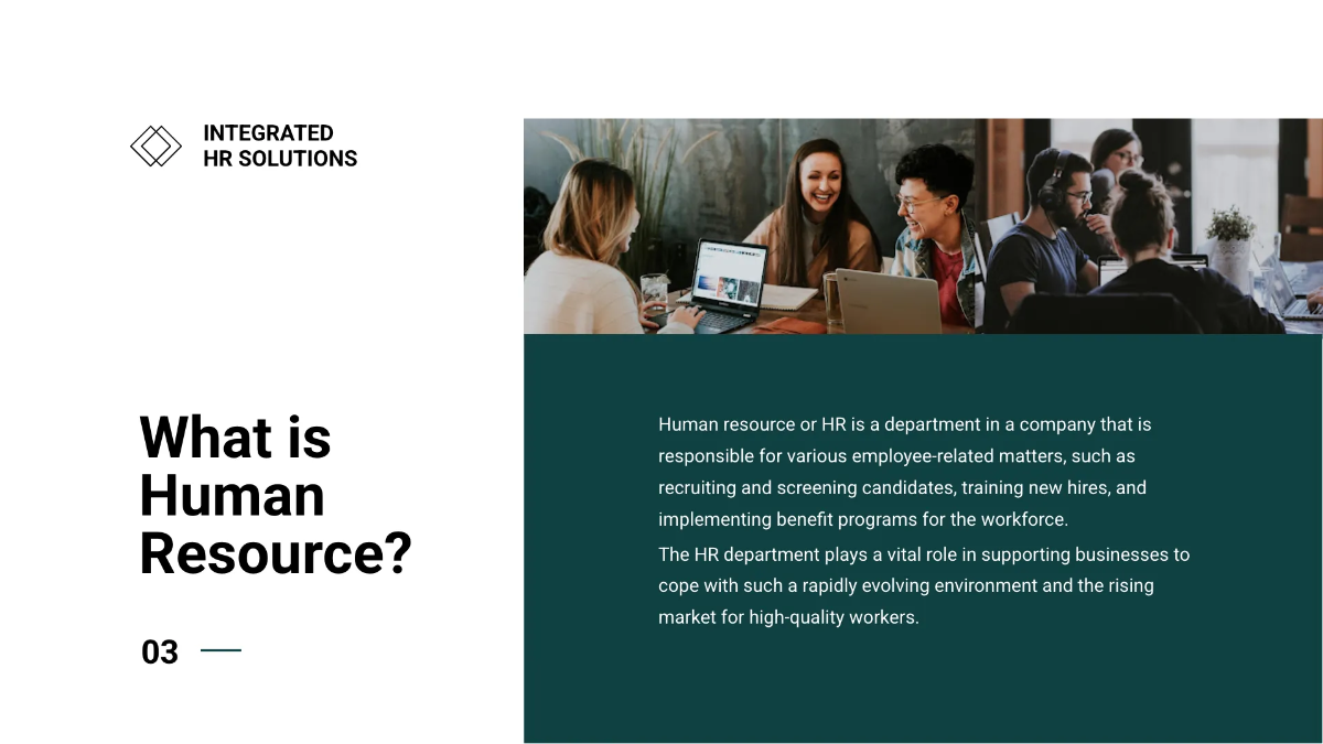 Free Sample HR Presentation Template to Edit Online