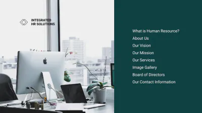 Free Sample HR Presentation Template to Edit Online