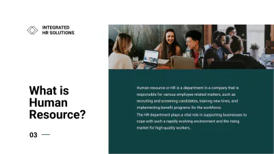 Free Sample HR Presentation Template to Edit Online