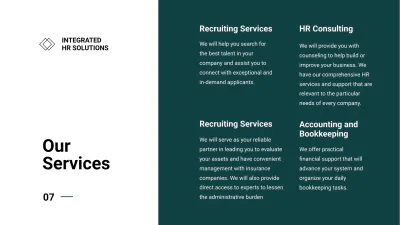 Free Sample HR Presentation Template to Edit Online