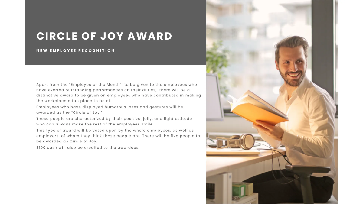 Free Simple HR Presentation Template to Edit Online