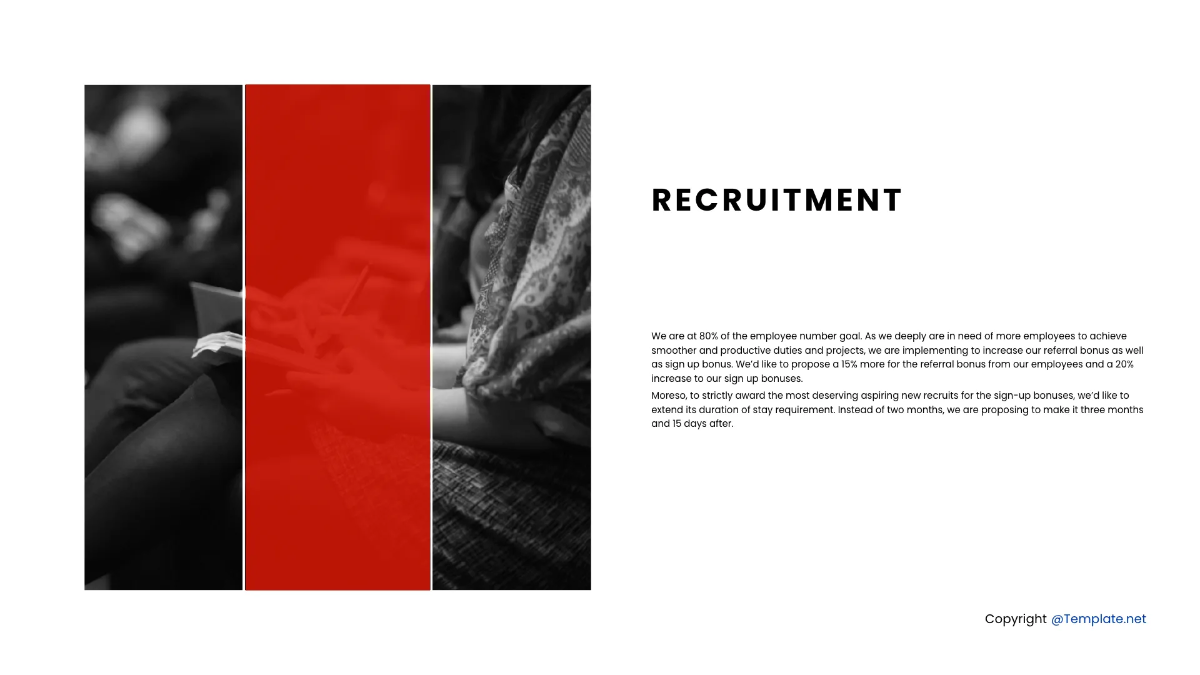 Free Basic HR Presentation Template to Edit Online