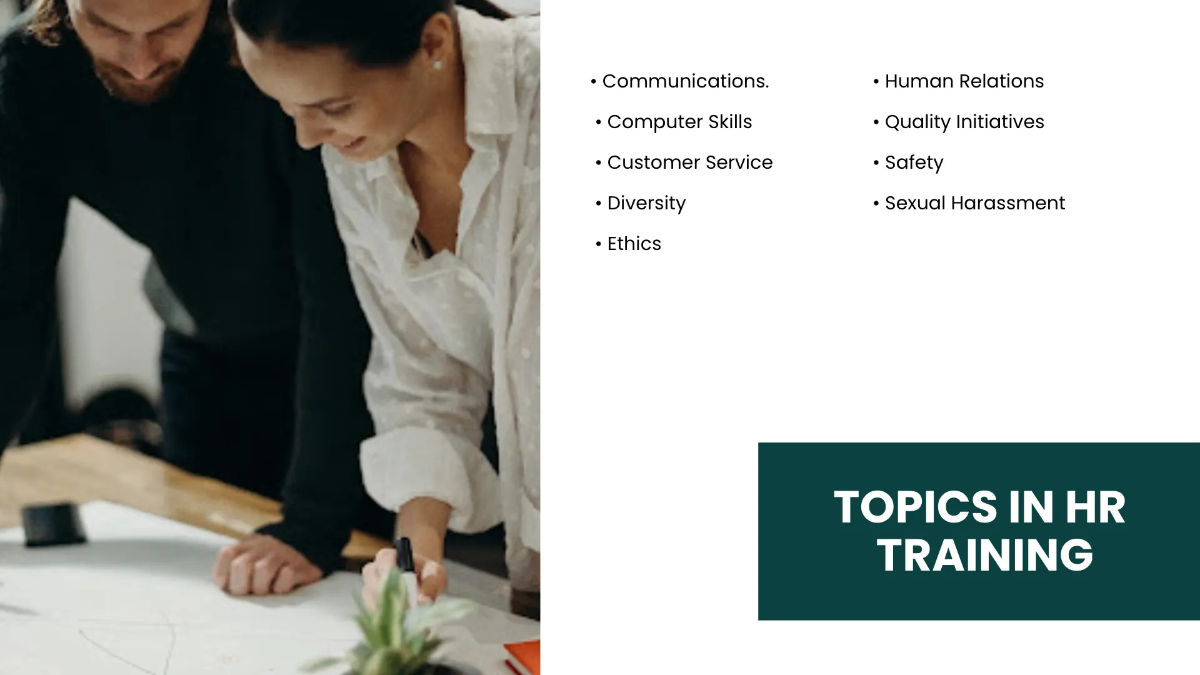 Free HR Training Presentation Template to Edit Online