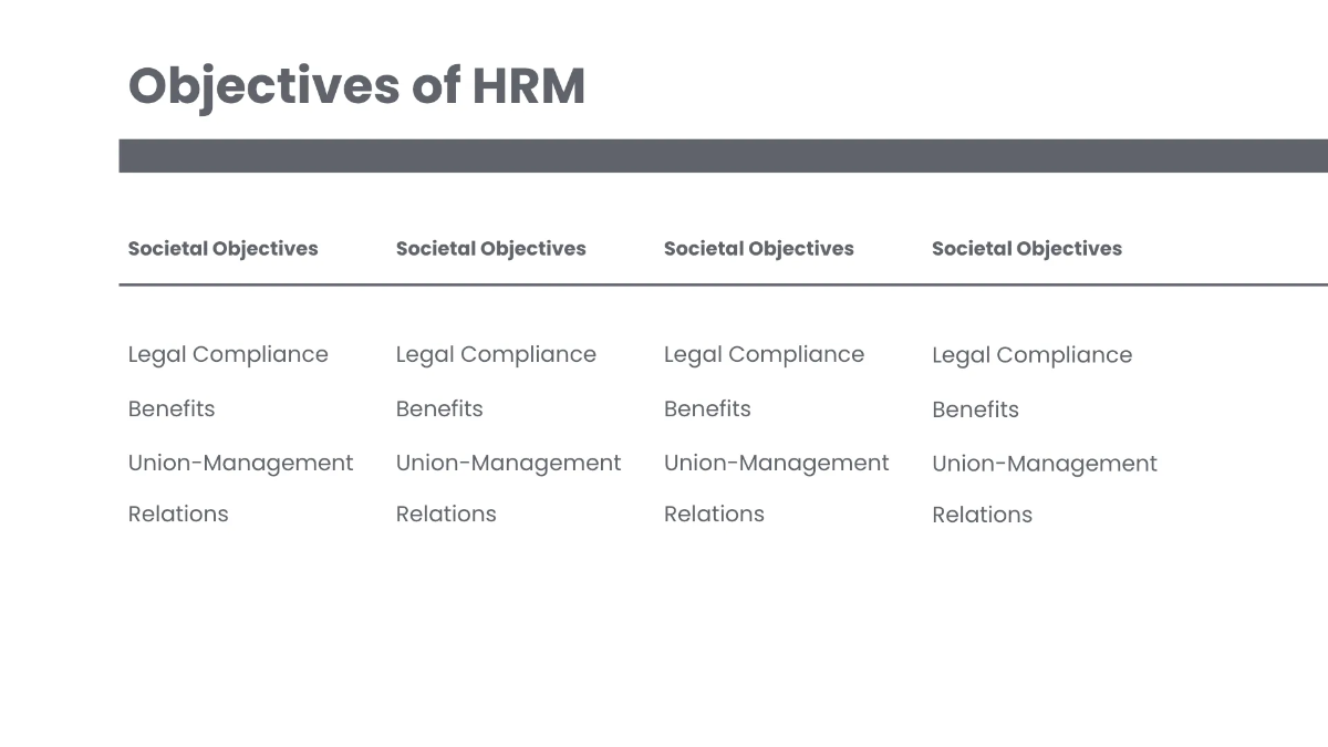 Free HR Management Presentation Template to Edit Online