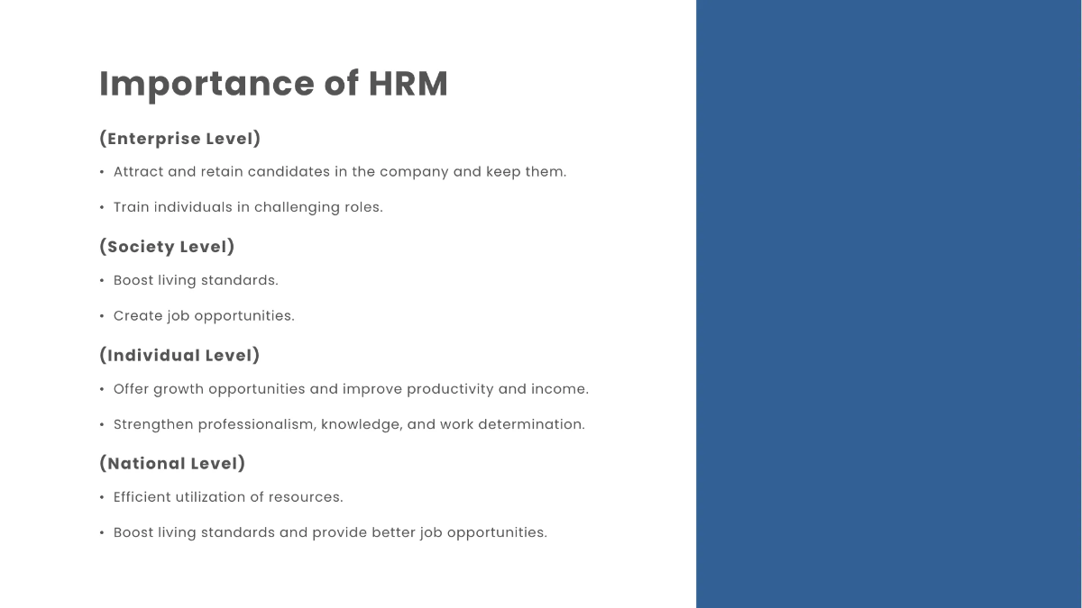 Free HR Strategy Presentation Template to Edit Online