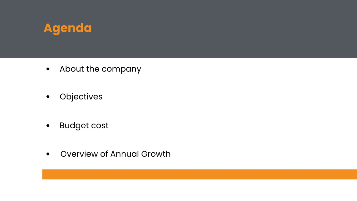 Free Budget Presentation Template to Edit Online