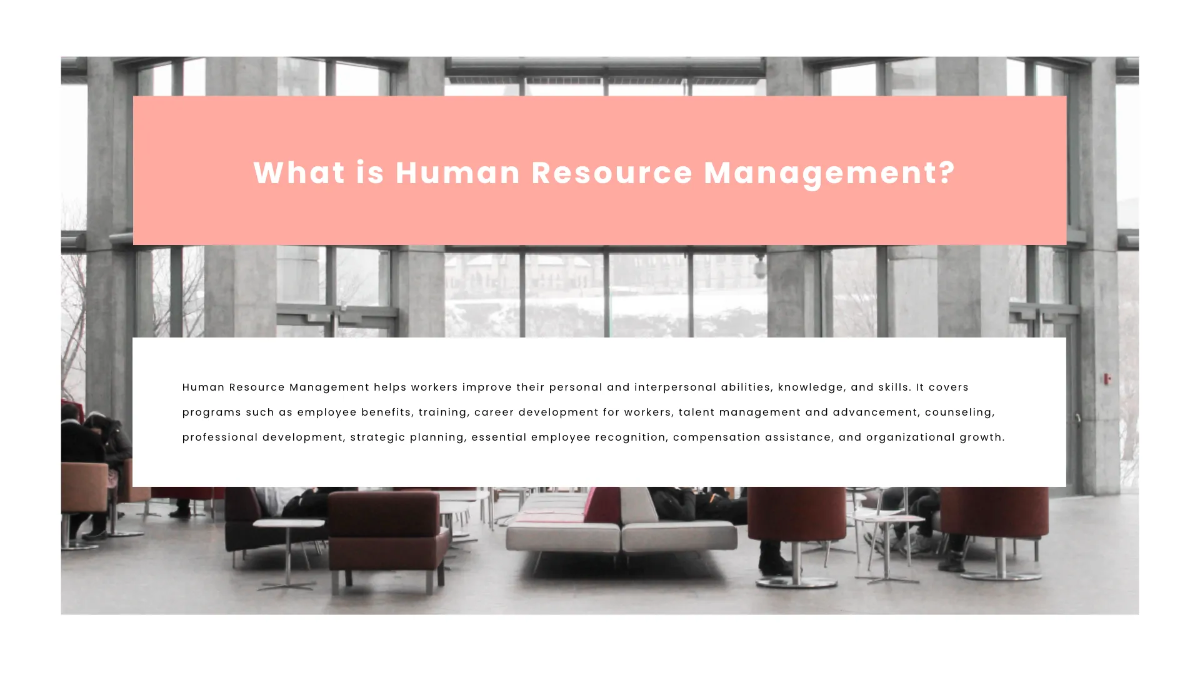 Free HR Development Plan Presentation Template to Edit Online