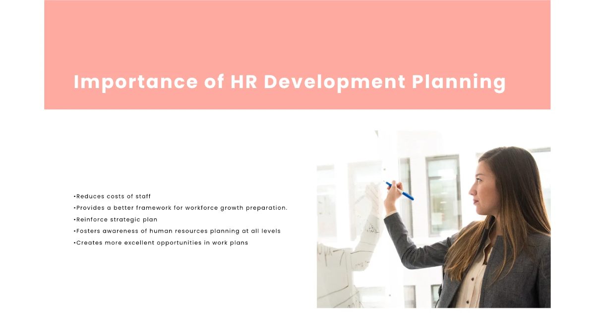 Free HR Development Plan Presentation Template to Edit Online