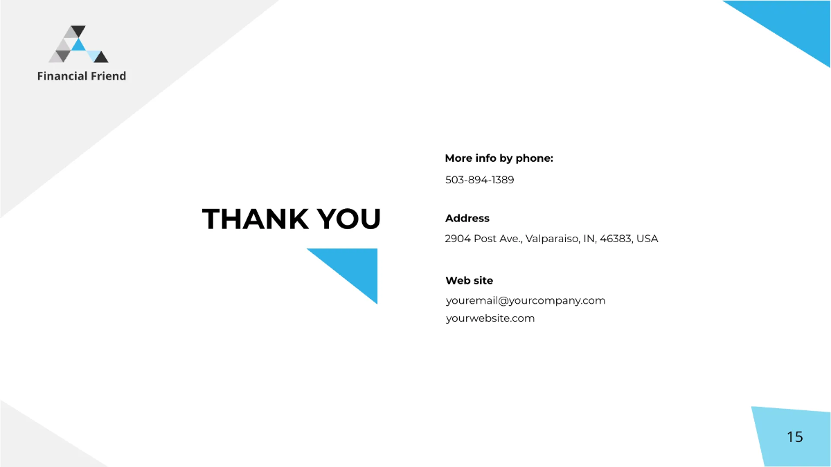 Free Finance Consultant Presentation Template to Edit Online