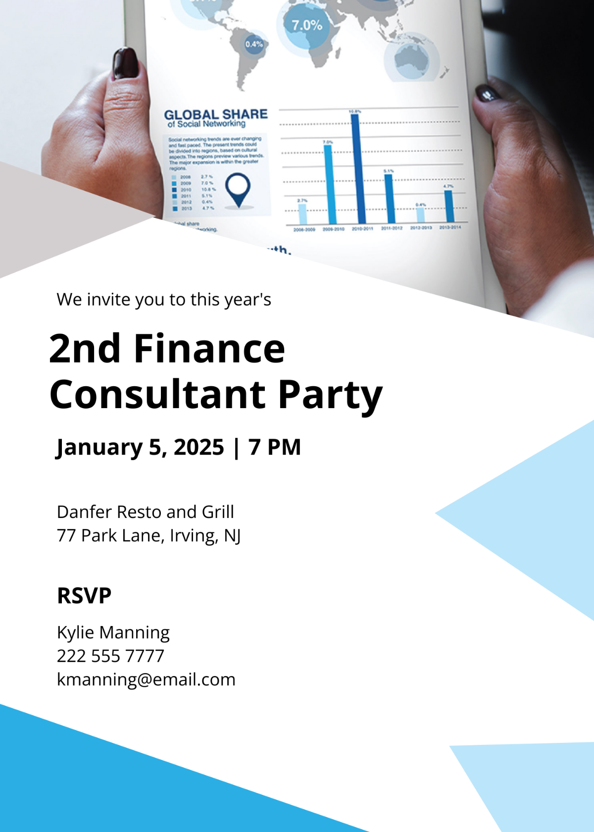 Finance Consultant Invitation