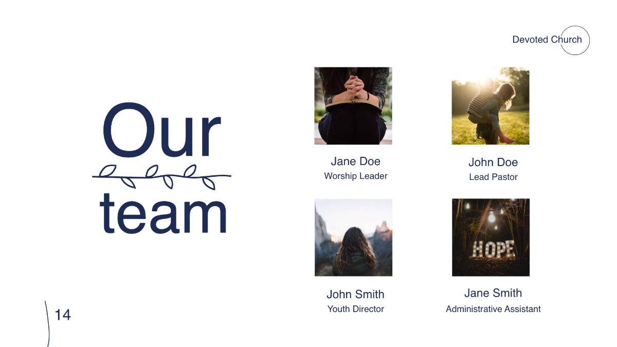 Free Church Presentation Template to Edit Online