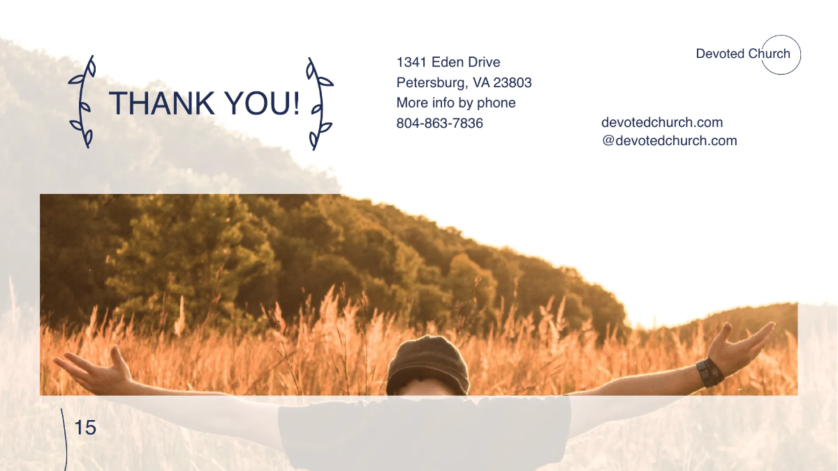 Free Church Presentation Template to Edit Online