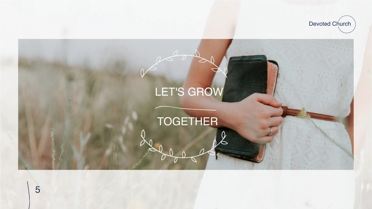 Free Church Presentation Template to Edit Online