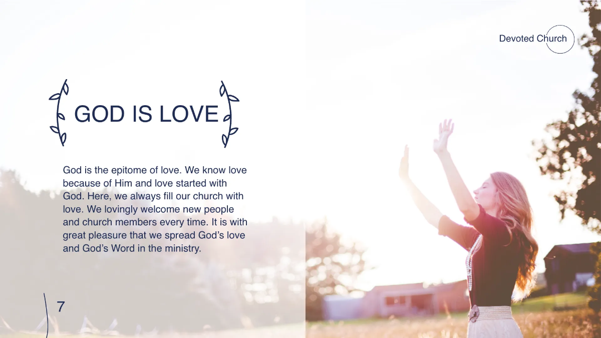 Free Church Presentation Template to Edit Online