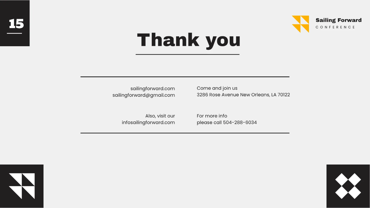 Free Conference Presentation Template to Edit Online