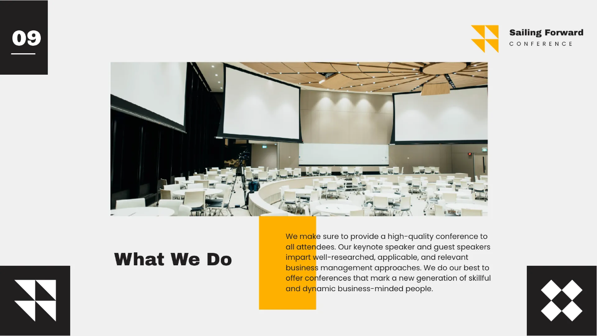 Free Conference Presentation Template to Edit Online