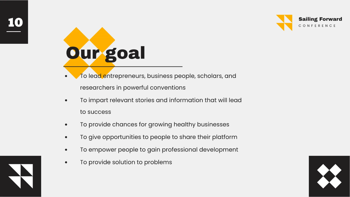 Free Conference Presentation Template to Edit Online