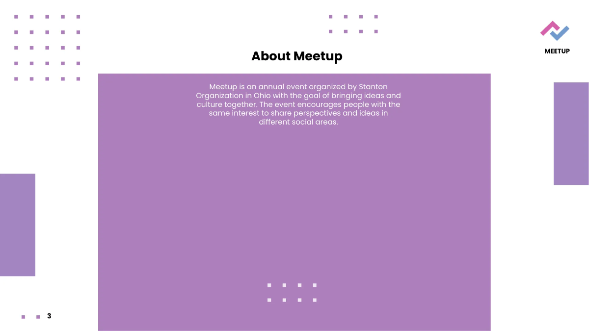 Free Meetup Event Presentation Template to Edit Online