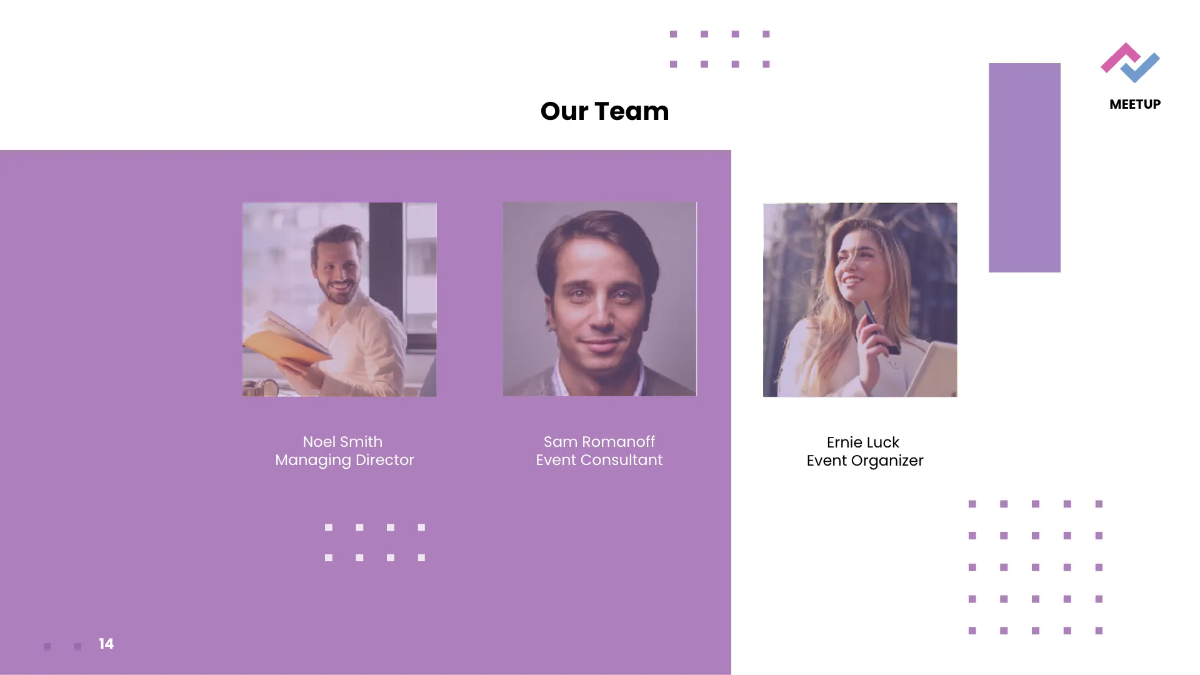 Free Meetup Event Presentation Template to Edit Online