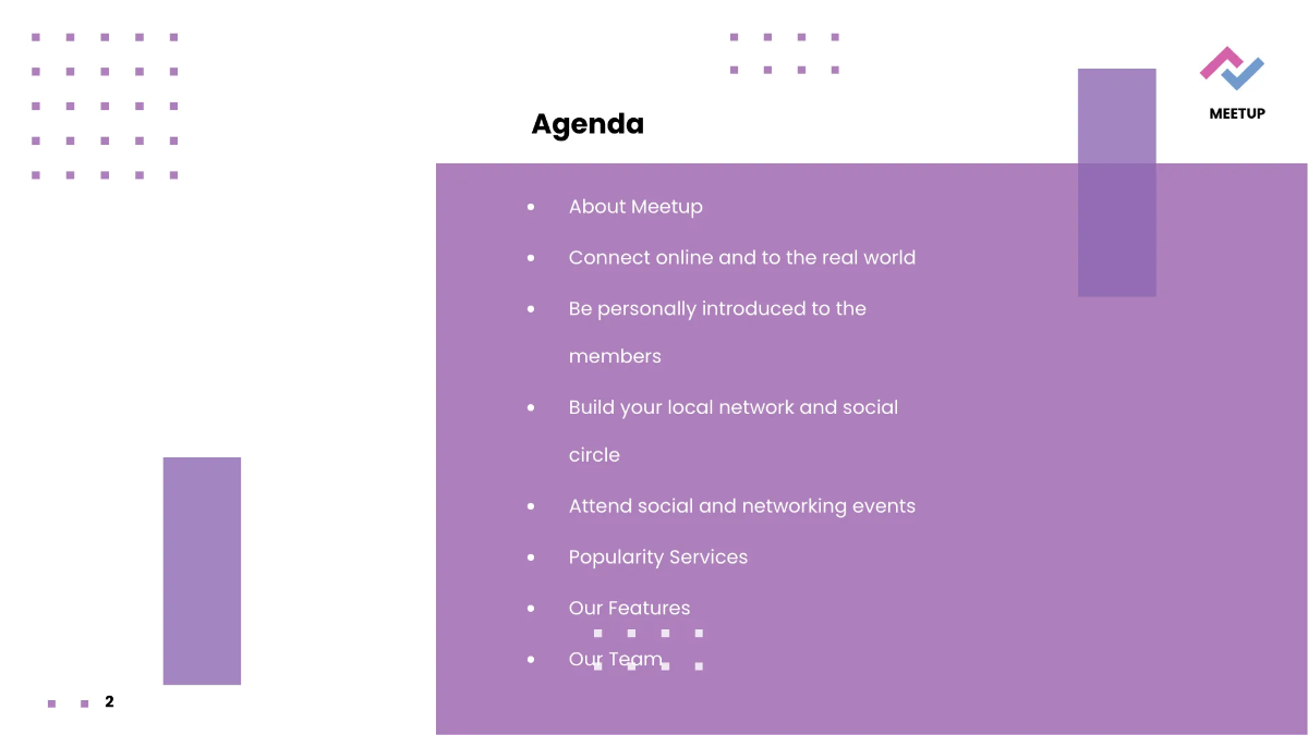 Free Meetup Event Presentation Template to Edit Online