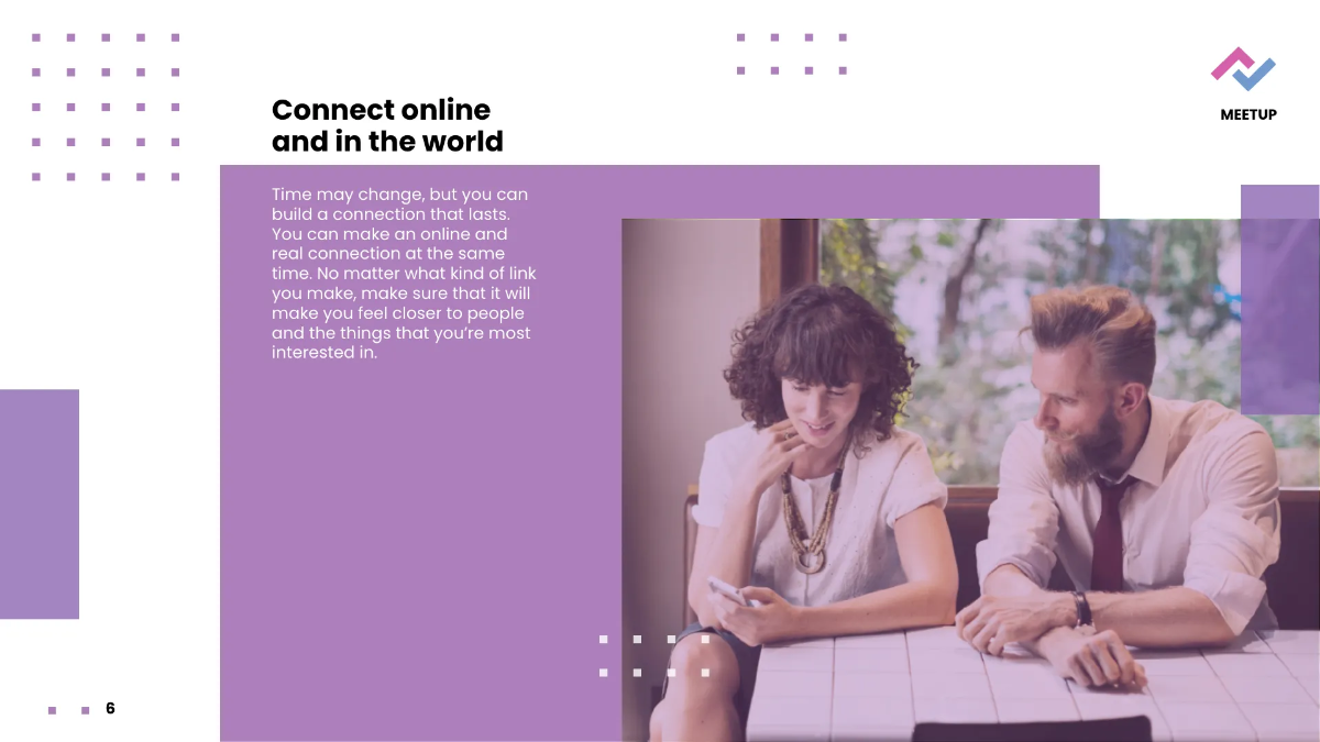 Free Meetup Event Presentation Template to Edit Online